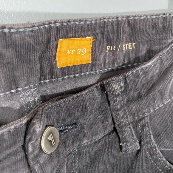 Pilcro and the Letterpress Gray Corduroy Pants Size 29 - Picture 3 of 6